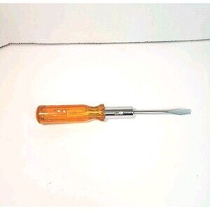 VACO S/B 111002 Vtg Ratcheting Standard Screwdriver Flathead 10.5" Tool Tools